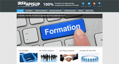 Desktop Screenshot of irfa-apisup.fr