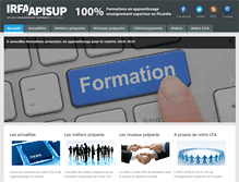 Tablet Screenshot of irfa-apisup.fr